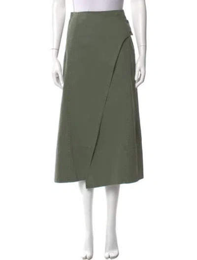 Pre-owned Apiece Apart Midi Length Skirt In Green