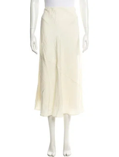 Pre-owned Apiece Apart Midi Length Skirt In Neutral
