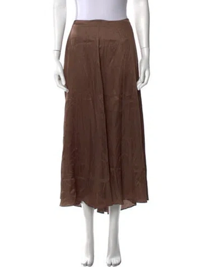 Pre-owned Apiece Apart Midi Length Skirt W/ Tags In Brown