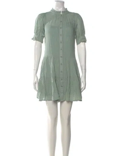 Pre-owned Apiece Apart Mini Dress In Green