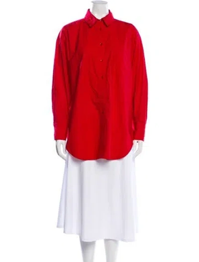 Pre-owned Apiece Apart Mini Dress In Red