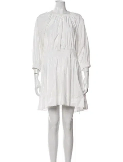 Pre-owned Apiece Apart Mini Dress In White