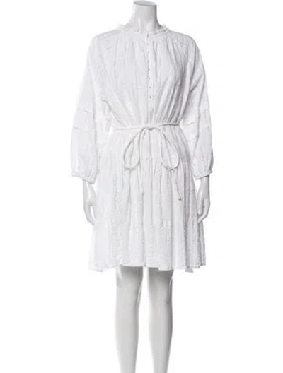 Pre-owned Apiece Apart Mini Dress In White