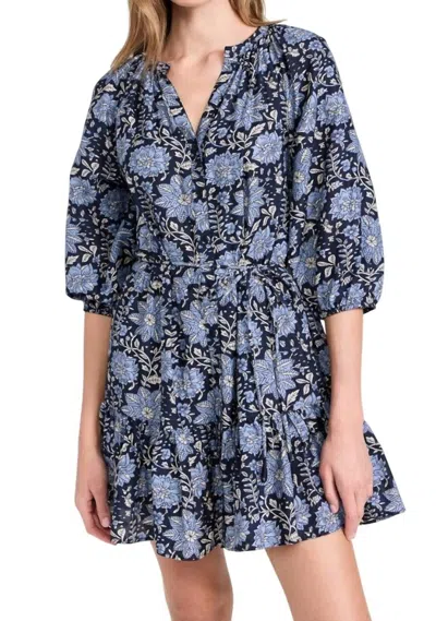 Apiece Apart Mini Mitte Dress In Heritage Sky In Multi