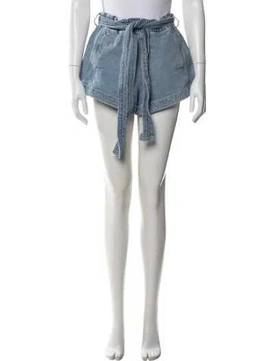 Pre-owned Apiece Apart Mini Shorts In Blue
