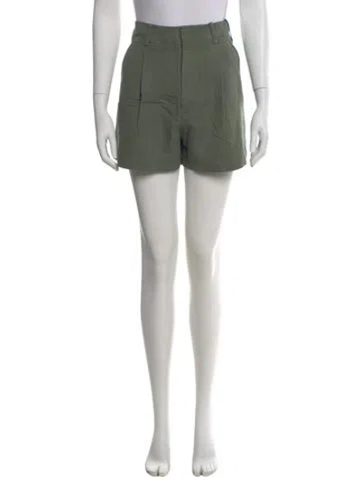 Pre-owned Apiece Apart Mini Shorts In Green