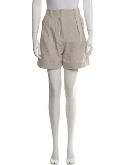 Pre-owned Apiece Apart Mini Shorts In Neutral