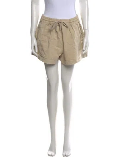 Pre-owned Apiece Apart Mini Shorts In Neutral