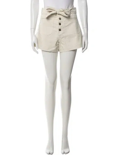 Pre-owned Apiece Apart Mini Shorts In Neutrals