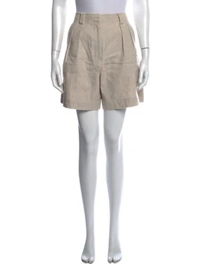 Pre-owned Apiece Apart Mini Shorts In Neutrals