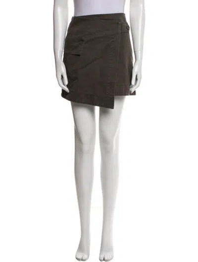 Pre-owned Apiece Apart Mini Skirt In Blue