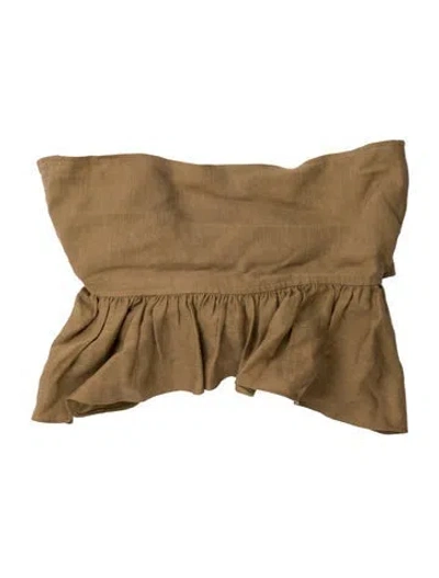 Pre-owned Apiece Apart Mini Skirt In Brown