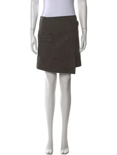 Pre-owned Apiece Apart Mini Skirt In Gray