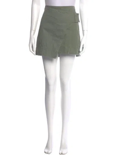 Pre-owned Apiece Apart Mini Skirt In Green