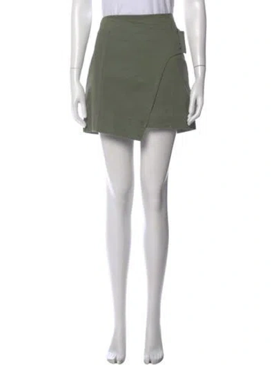 Pre-owned Apiece Apart Mini Skirt In Green