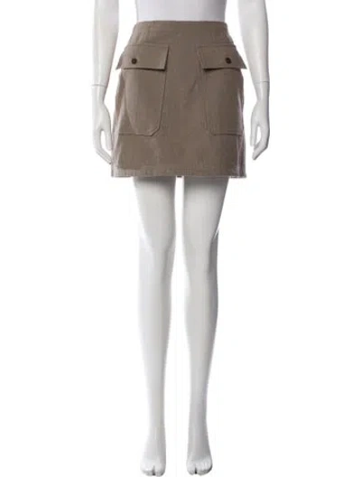 Pre-owned Apiece Apart Mini Skirt In Green