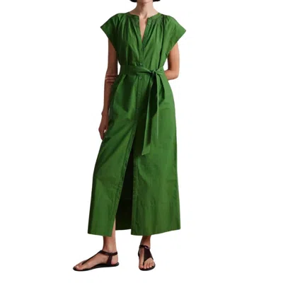 Apiece Apart Mirada Maxi Dress In Green