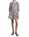 Apiece Apart Mitte Mini Dress In Garden Floral Cream In Multi