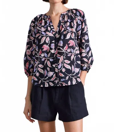 APIECE APART MITTE OPEN V-NECK TOP IN GFC