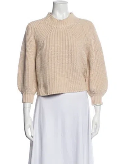 Pre-owned Apiece Apart Mock Neck Sweater In Pink