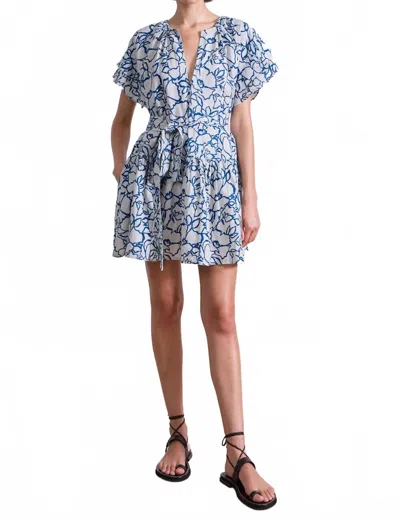 Apiece Apart Morgan Mini Dress In Lace Floral