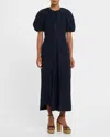 Apiece Apart Neli Maxi Dress In Navy In Multi