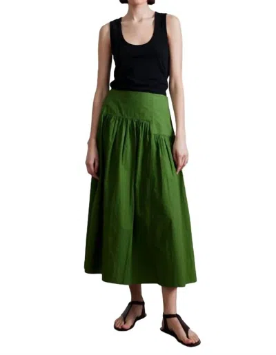 Apiece Apart Nora Asymmetric Maxi Skirt In Jardin In Multi