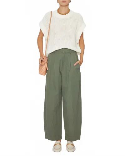 Apiece Apart Oliva Linen Vest In Cream In White