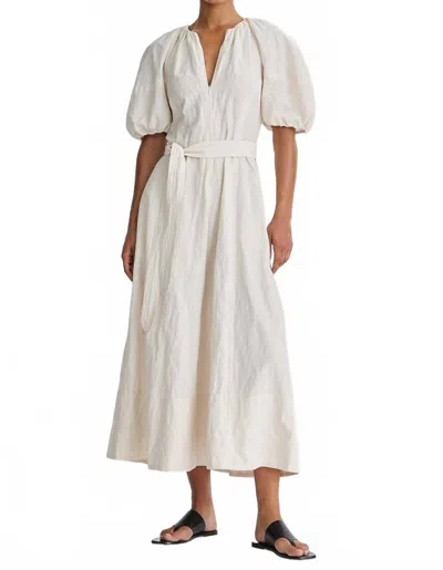 Apiece Apart Onella Maxi Dress In Birch In Grey