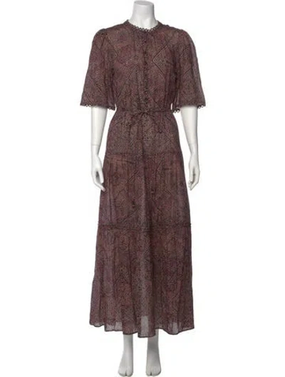 Pre-owned Apiece Apart Paisley Print Long Dress