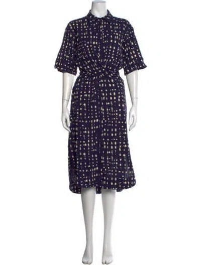Pre-owned Apiece Apart Printed Midi Length Dress