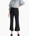 Apiece Apart Rene Flare Trousers In Black In Black