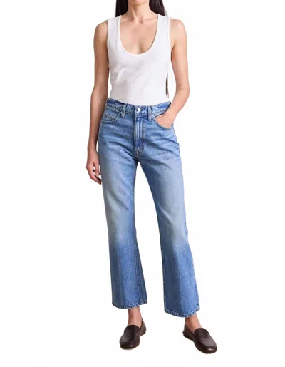 Apiece Apart Rene Kick Flare Jean In Hermosa Wash In Blue