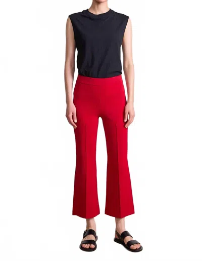 Apiece Apart Rene Pull On Pant In Deep Red In Multi