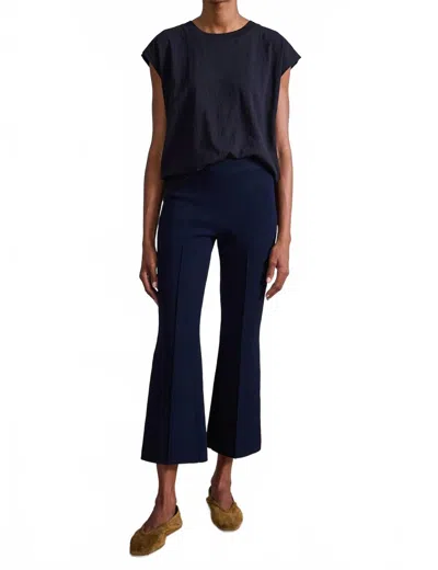 Apiece Apart Rene Pull On Pant In Navy