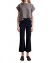 Apiece Apart Rene Pull On Pants In Black In Black