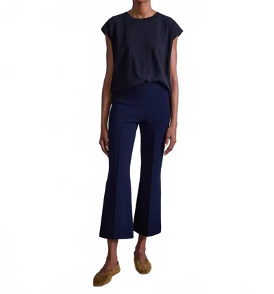 Apiece Apart Rene Pull On Pants In Navy In Blue