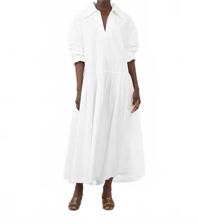 Apiece Apart Romana Maxi Dress In Cream In White