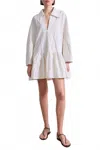 Apiece Apart Romana Mini Dress In Cream In White