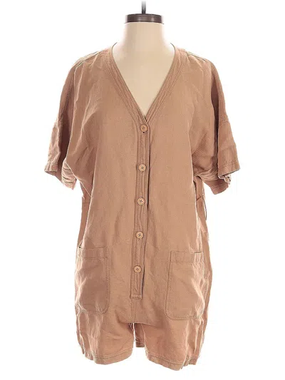 Pre-owned Apiece Apart Romper In Brown