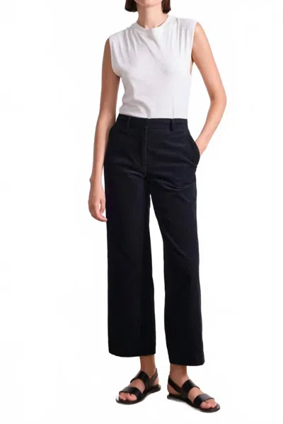 Apiece Apart Sadie Trouser In Midnight In Black