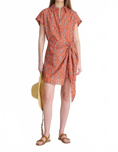 Apiece Apart San Vito Sarong In Night Blooms Firecracker In Multi