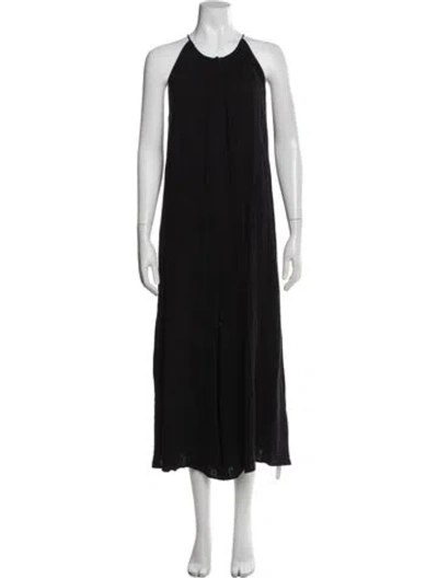 Pre-owned Apiece Apart Scoop Neck Jumpsuit In Black