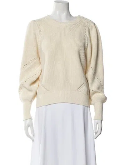 Pre-owned Apiece Apart Scoop Neck Sweater In Neutral