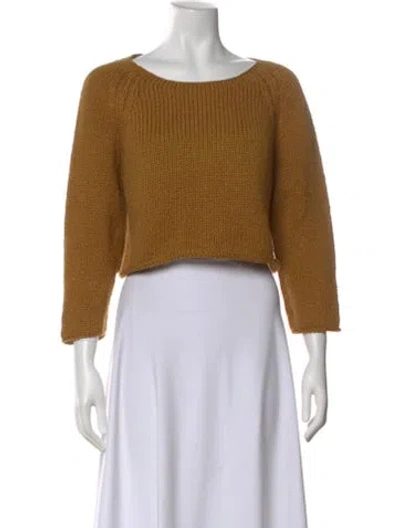 Pre-owned Apiece Apart Scoop Neck Sweater In Neutral