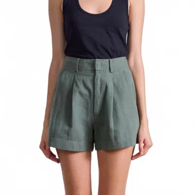 Apiece Apart Short Bari Short In Thyme In Green