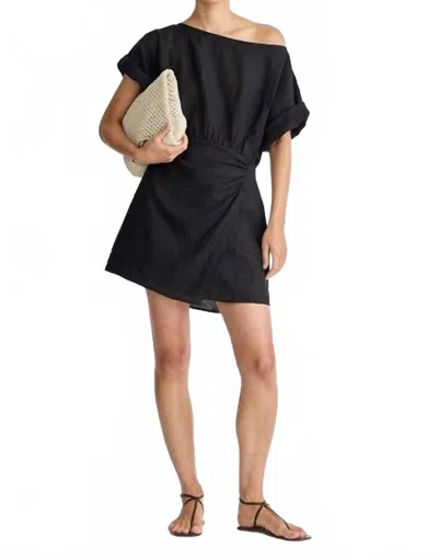 Apiece Apart Sigrun Mini Dress In Black