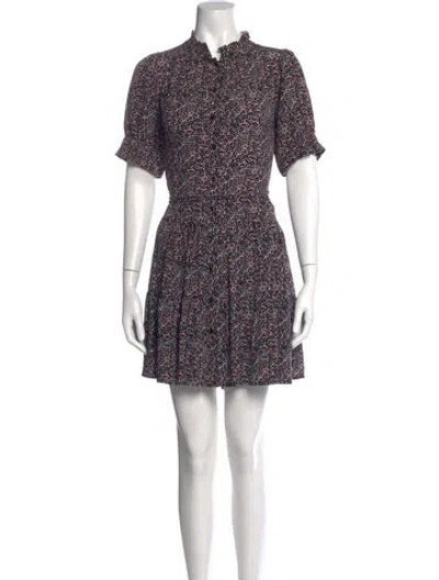 Pre-owned Apiece Apart Silk Mini Dress In Blue
