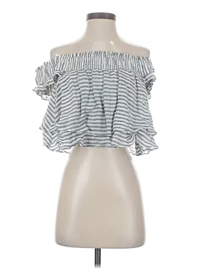 Pre-owned Apiece Apart Sleeveless Blouse In Blue
