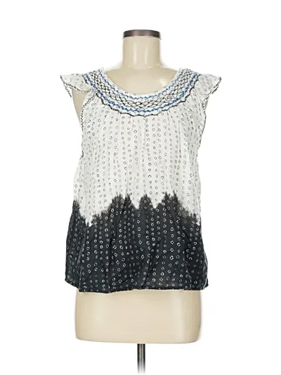 Pre-owned Apiece Apart Sleeveless Blouse In Silver